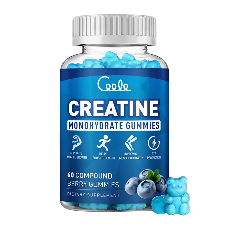 Customized Pre Workout Supplement Creatine Monohydrate Gummy Infused ...