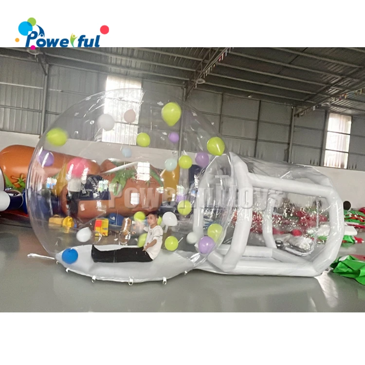 Kids Party Balloons Fun House Giant Clear Inflatable Crystal Igloo Dome Bubble Tent Transparent Inflatable Bubble Balloons House