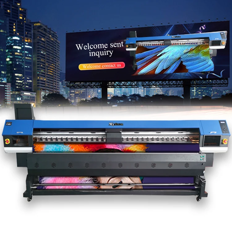 Outdoor Eco Solvent Printer M Inkject Printer With I Head Printer For Vinyl Wrap Sticker