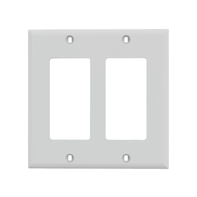 High Quality 2-Gang Decor Stainless Steel Cover Outlet Cover Plate Wall Plate