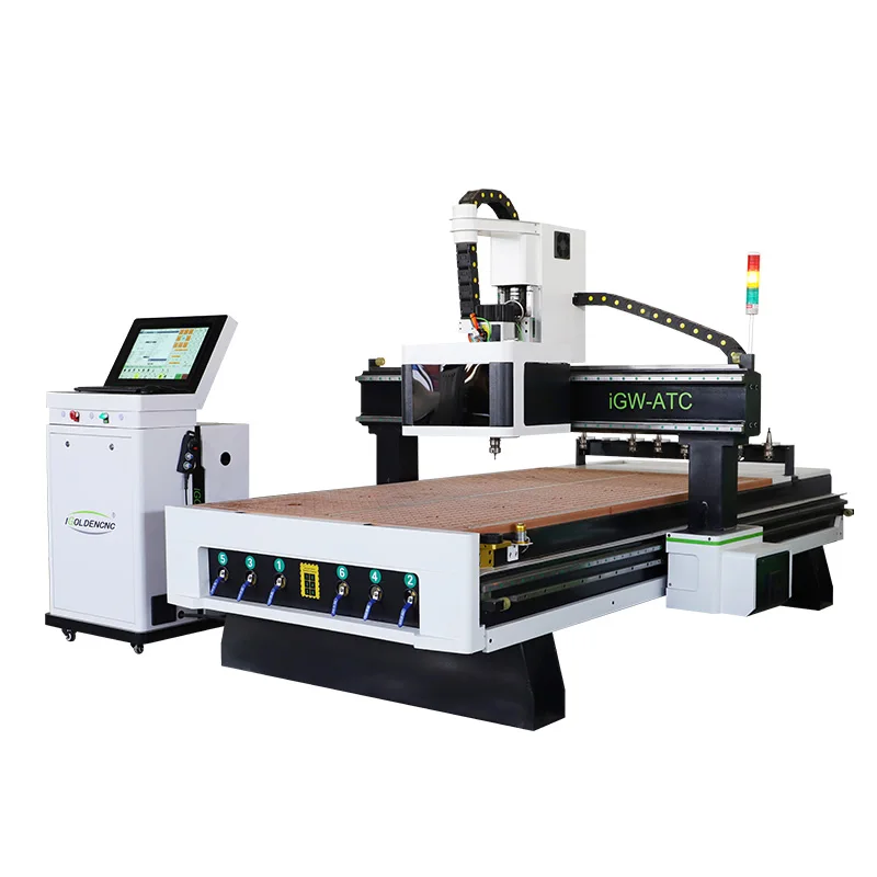 4x8 cnc router 1325 1530 wood working router machine cnc carving router machine 3 axis atc for wood work