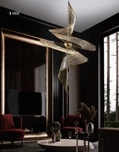 ECOJAS Decorative Indoor Lighting for Living Room Villa Hotel Saloon Modern Style Chandelier