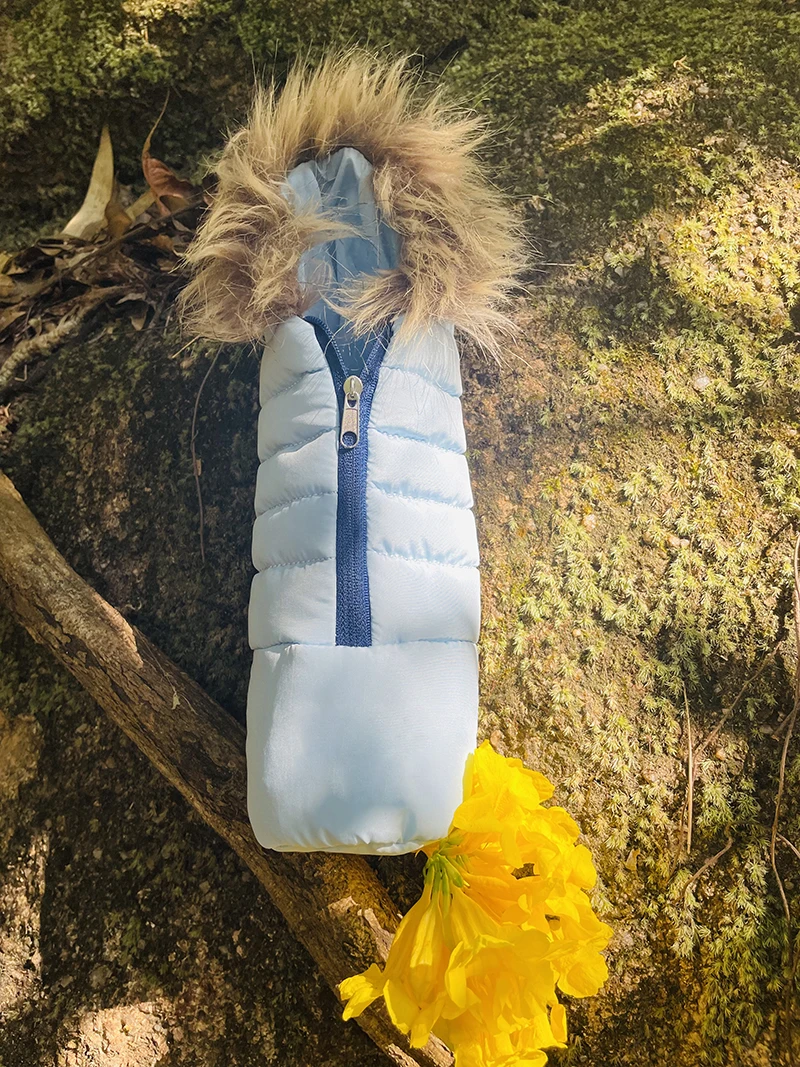 Wholesale Zipper Vodka Wine Jacket Cooler Coat Customized Logo Vodka