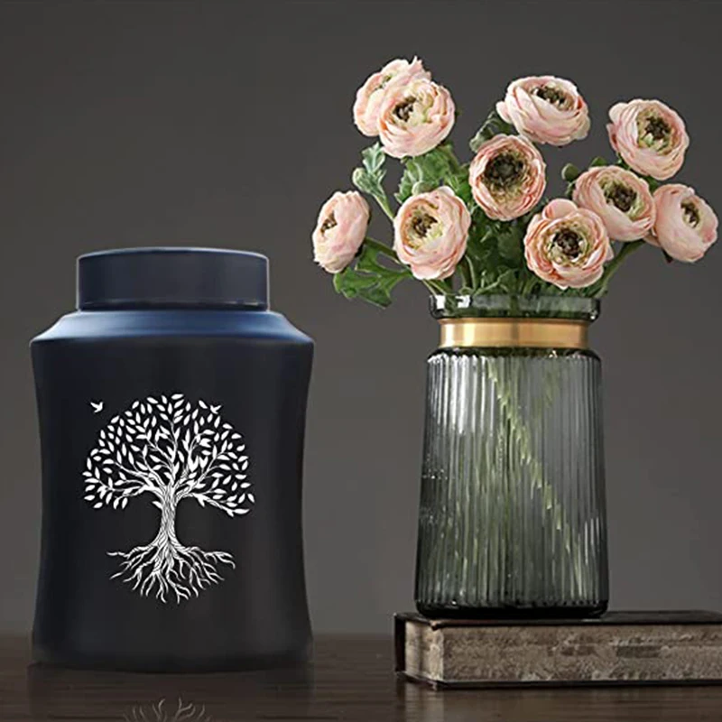 Tree Of Life Stainless Steel Cremation Urn For Adults