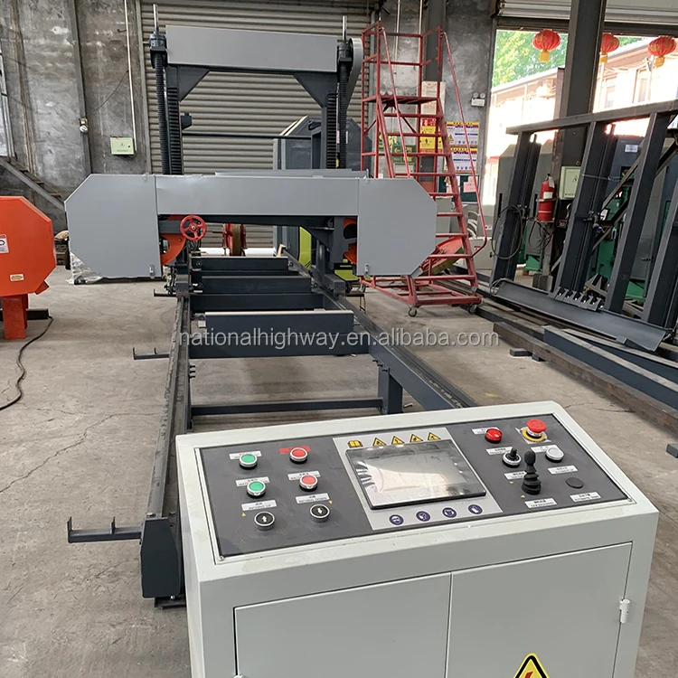 Поставщик, пила для бензопилы, режущая Горизонтальная ленточная пила для дерева, портативная Пильная машина, цена, Пильная мельница