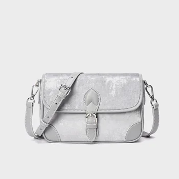 Fashion Luxury Brand Silk leather Purse  Women Shoulder Bag Female Party Handbag Lady Crossbody Handbag