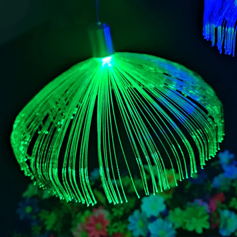 光ファイバークラゲシャンデリアライトカラフルな装飾照明15CM20CM12V