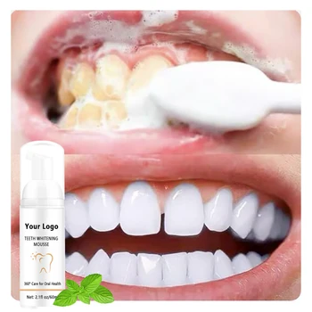2023 OEM Wholesale Removes Plaque Stains Tooth Whitening Gel Cleaning Foam Teeth Whitening Mousse