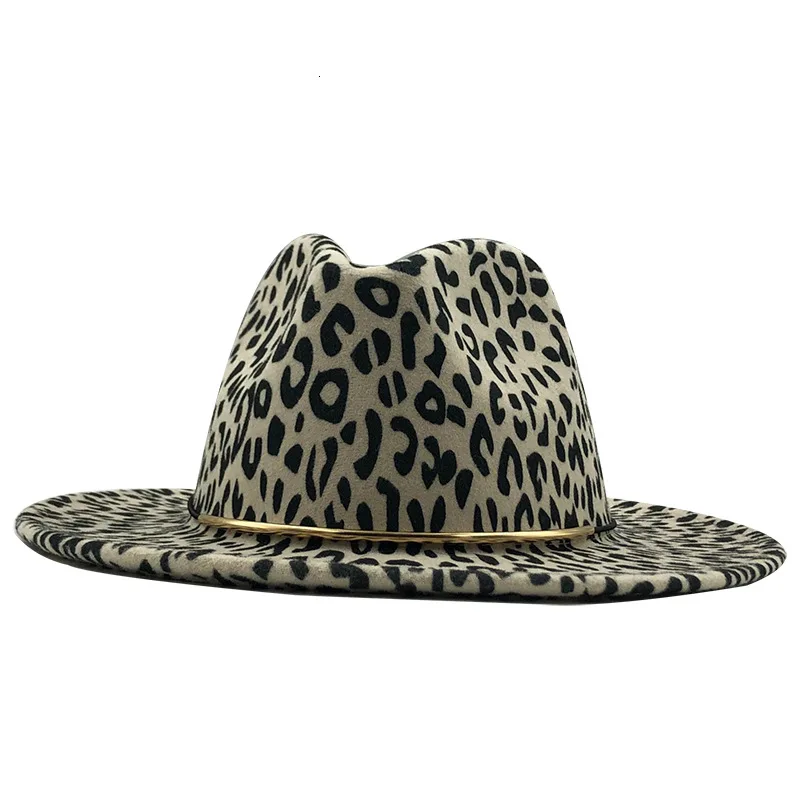 leopard fedora hats