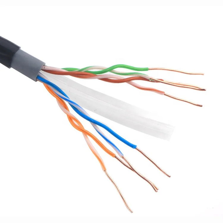 CAT6 UTP FTP SFTP Outdoor Network Cable 305m 1000ft 4pr 23awg BC CCA Cat6 Cat6e Cat6a Lan Ethernet Cable Communication Cables