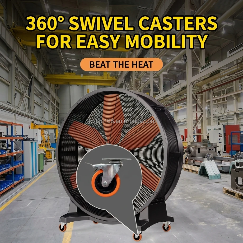 Mobile Outdoor Fan, PMSM, Aluminum Alloy, 420rpm - detail 26