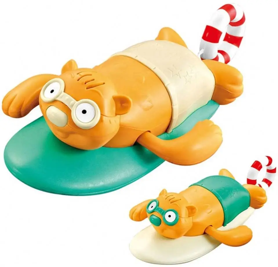 wind up swimming bath toys