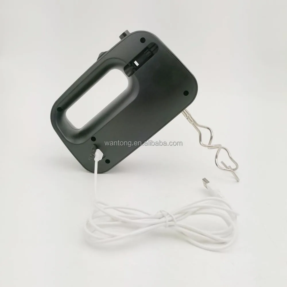 Cordless Electric Hand Mixer 3speed Usb Rechargeable Cake Egg Beater