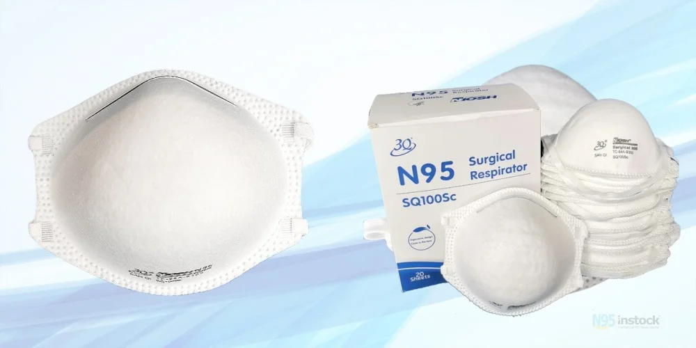 Medical N95respirator Astm F2100 Standard Bfe 99 4 Layers Breathable ...