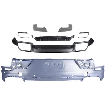 Upgraded TKT Rear Lip Assembly for Porsche Cayenne 9Y0 SD/Coupe 2018 and Above Including Rear Midbar New Condition