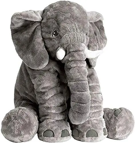 white stuffed elephant animals