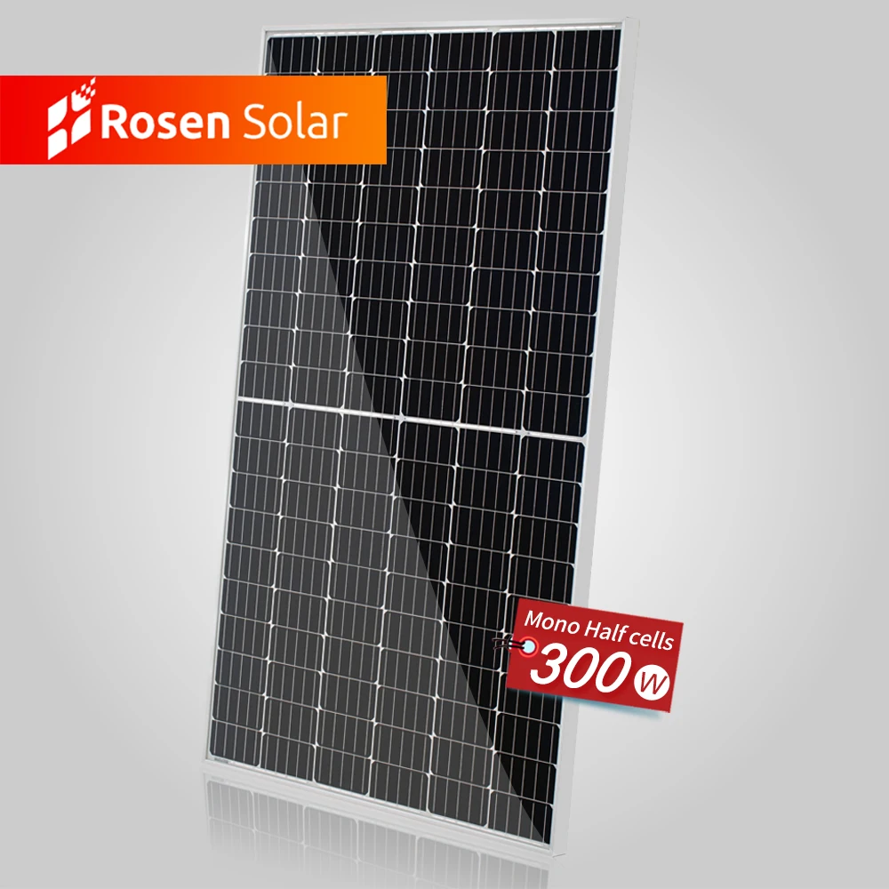 Rosen 5BB/6BB Mono Half Cell 300Wp photovoltaic solar panel 300W 330W 350W