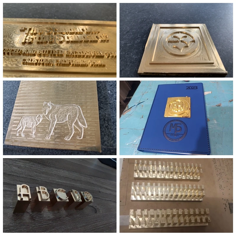 CNC Metal Engraving Machine for Micro Foil Stamping Brass Embossing 2D Die in Packaging