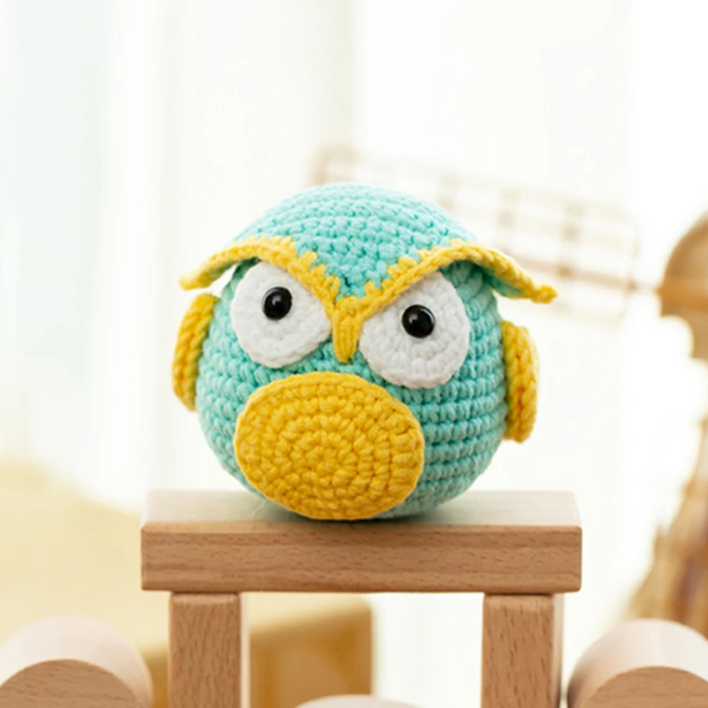 2023 Needle Creations Animal Owl Diy Beginners Full Needlework Crochet ...