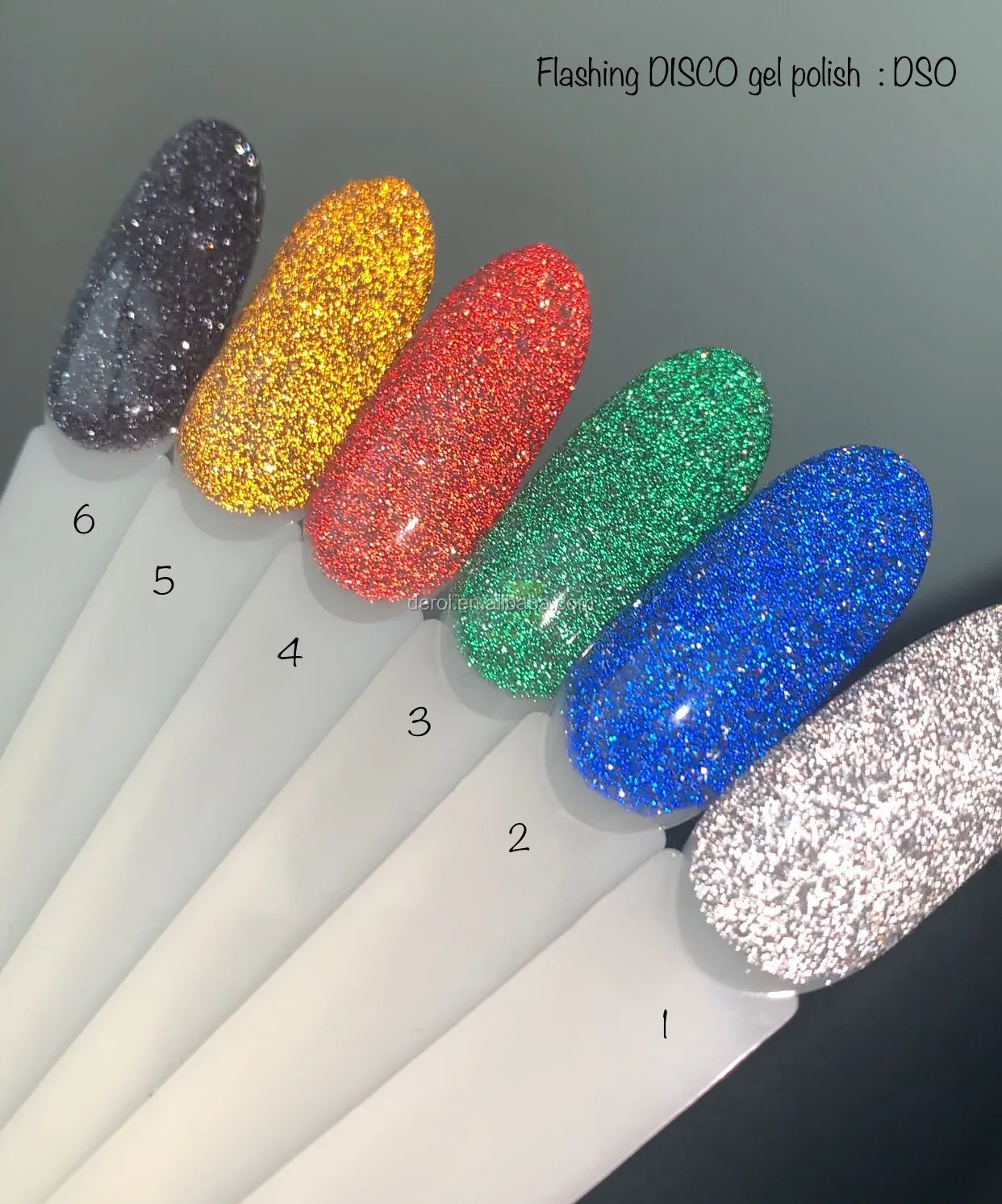 
 Гель-лак для ногтей Deroi Flash Disco бесплатный образец косметические продукты для салона красоты профессиональные продукты Блестящий УФ-гель  