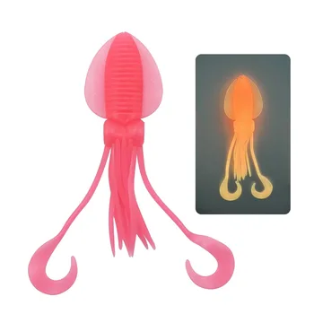 CHEERY 12cm 15cm 18cm PVC Luminous Hoochies Squids Tuna Bait Lure Sea Fishing Biological River Lake Fishing Lure YY088 – Lure – view 4