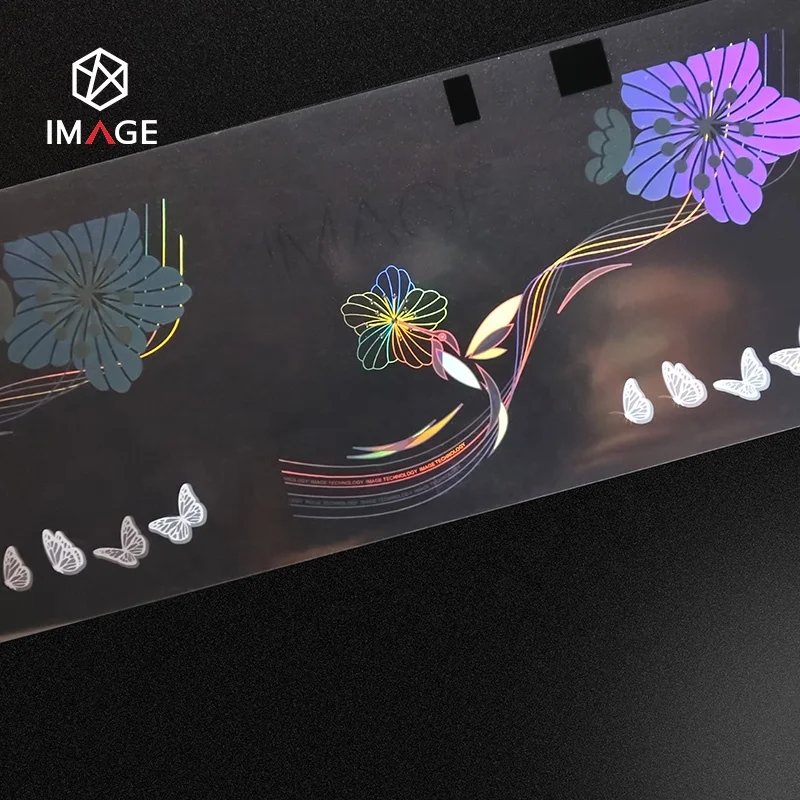 High Security ID Card Hologram Heat Transfer Overlay with Seamless Visual Effect