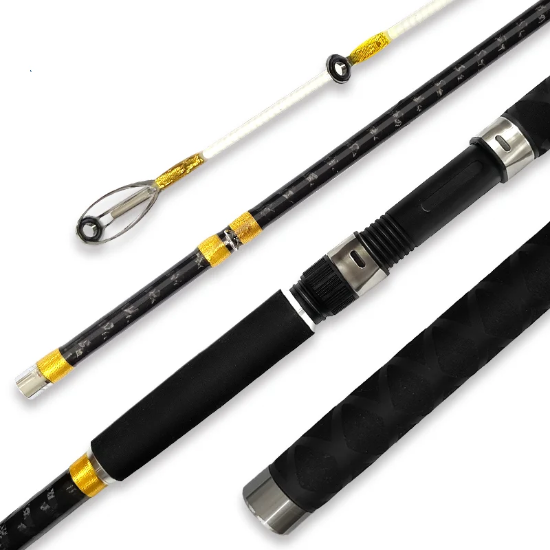 Heavy Duty Fishing Rod with 2000G Large Fishing Weight Excellent