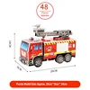 Camion de pompiers de dessin animé
