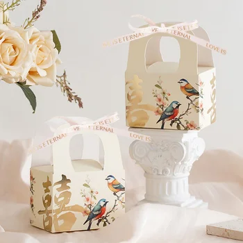 Customized High-End Holiday Gift Box Packaging Folding Small Paper Box for Candies and Gifts Empty Box