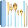 7- pcs Blue Gold