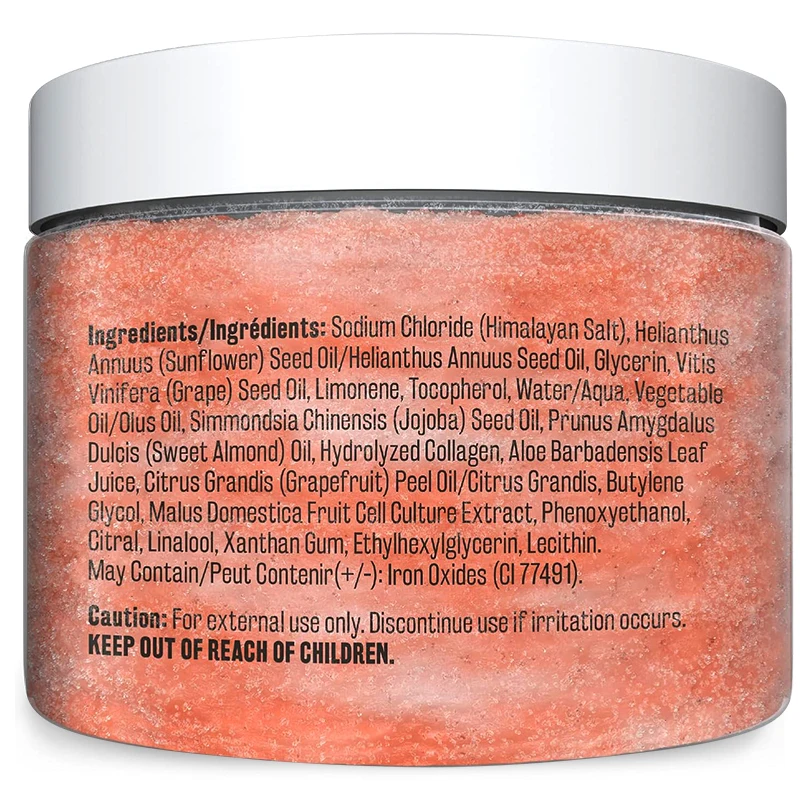 Factory Price Skin Care Products Body Cleansing Scrub Himalayan Pink Salt Scrub for Body Hydrating(pic4)
