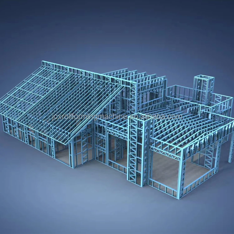 Ready to Ship Building Material 89 LGS Light Gauge Steel Framing Roll Forming Machines for House Construction