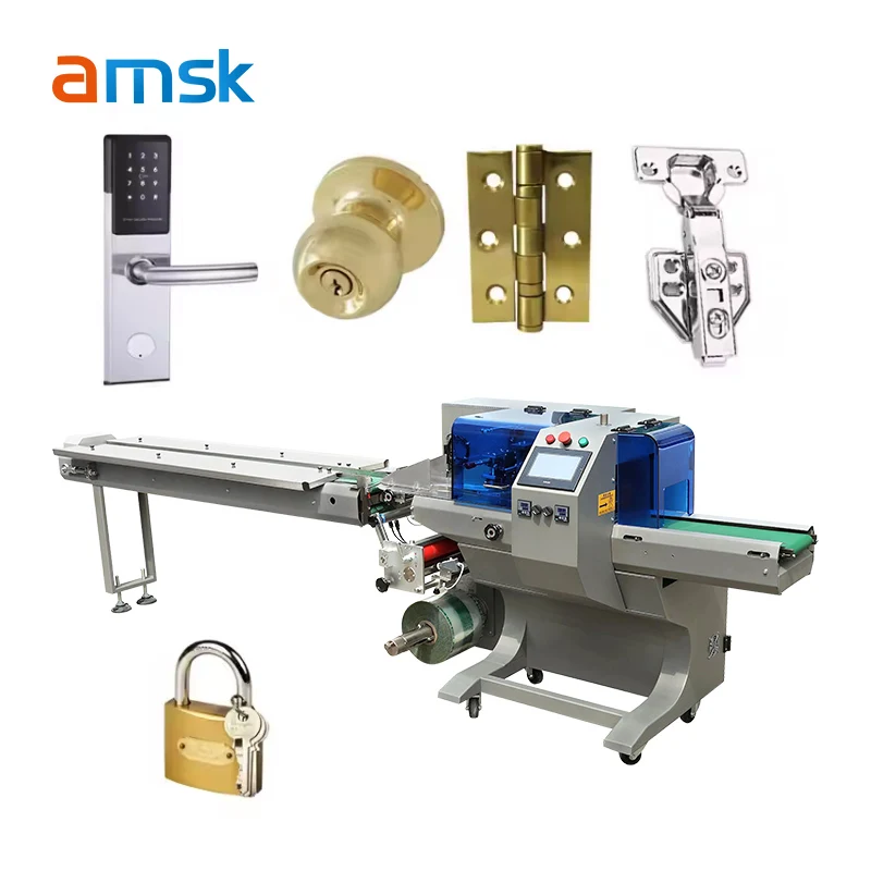 BG-350 Flow Line Lock Cabinet Hinge Horizontal Packaging Machine Hardware Spare Parts Bearing Pillow Wrapping Packing Machine