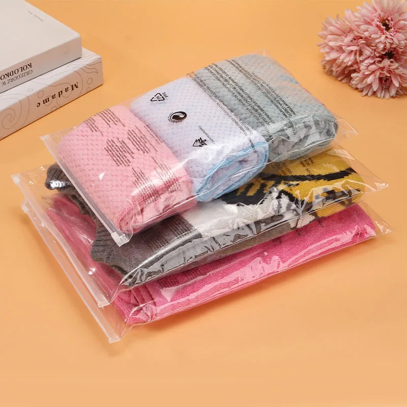 Biodegradable Custom Hot Selling Eco friendly Zipper Bag Resealable Clothes Packaging Frosted Plastic Ziplock Bag
