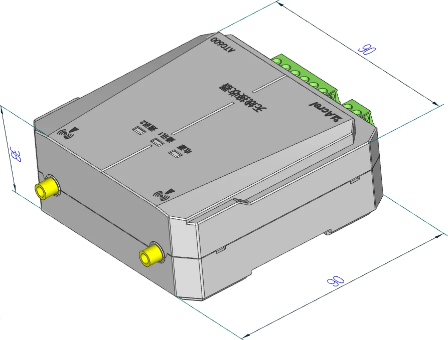 Atc600-c Wireless Temperature Transmit Rs485 For Switchgear/busbar ...