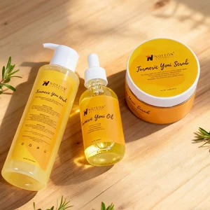 Noyeon OEM Private Label Organic Turmeric Yoni Oil Vaginal Tightening Wash Gel Scrub Kit for Women Low MOQ Low Price