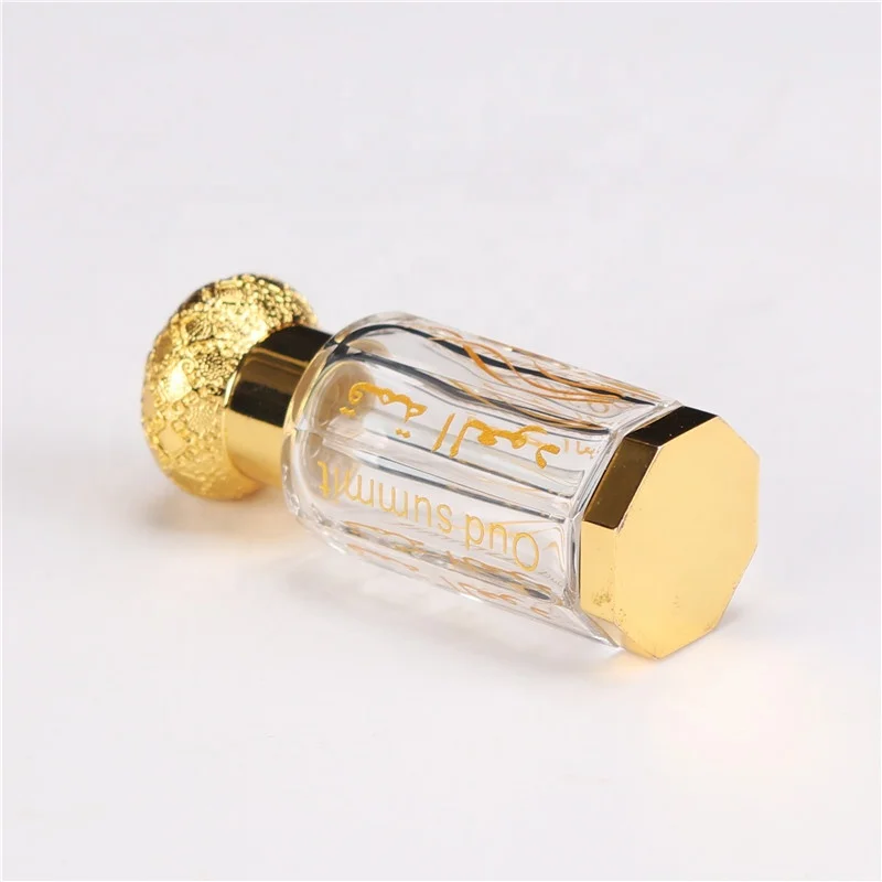 Custom Attar Oud 3ml 6ml 12ml Crystal Glass Perfume Bottles With Logo Engraving Arabic Crystal Bottle for Perfume Oil