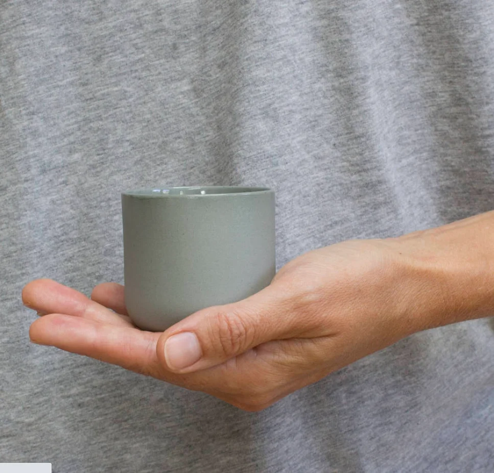 Wholesale Cheap Nordic Matte Glaze Custom logo Ceramic Bulk Custom Printed Coffee Espresso Cups