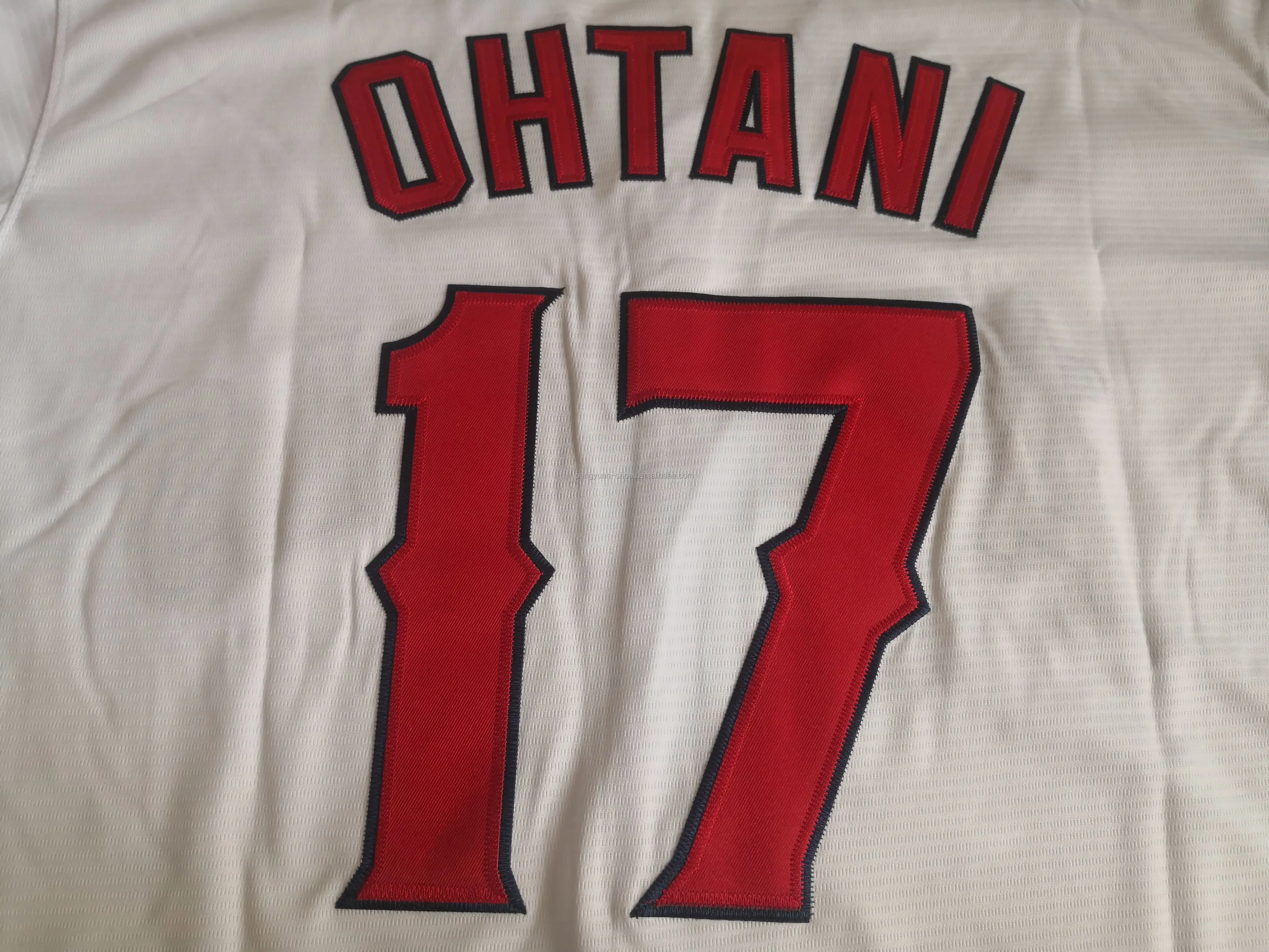Wholesale Best Quality #17 Shohei Ohtani #27 Mike Trout #6 Anthony