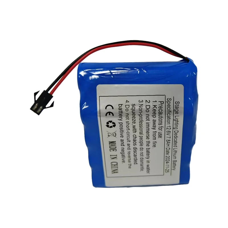 12V 12.6V Icr18650-3s4p Icr18650 12.6v 7800mah 3s3p 11.1v 7800 Mah Pin 18650 3s3p Stage Lighting Dedicated Lithium Battery