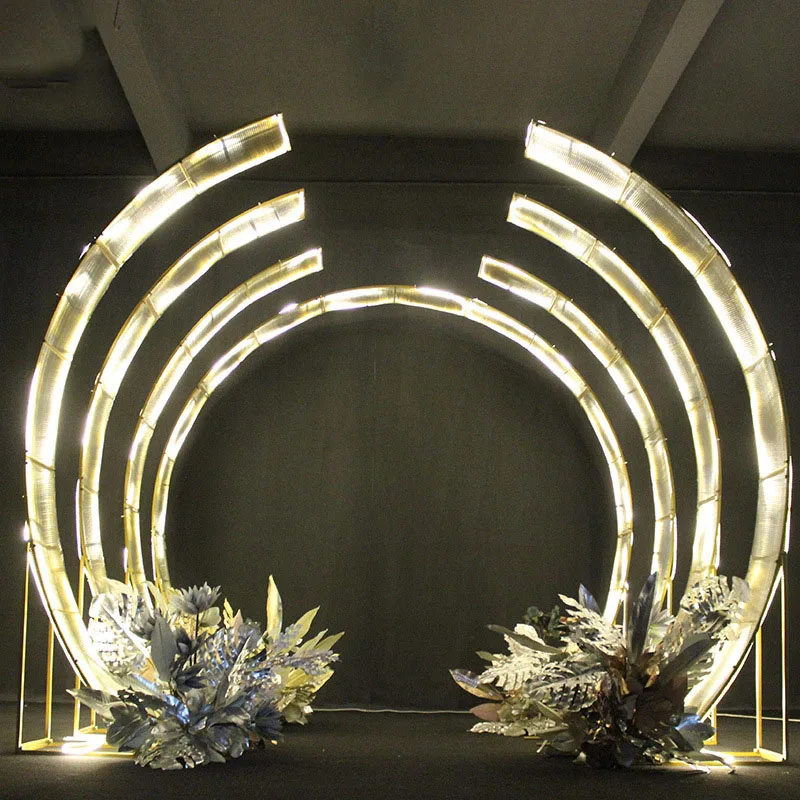 Wedding Decorations - Elegant Reusable Iron Arch Backdrop