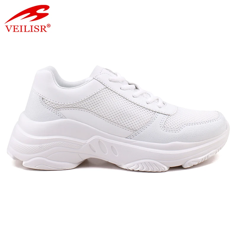 
Nuevo уличные женские кроссовки из искусственной кожи с сеточкой 