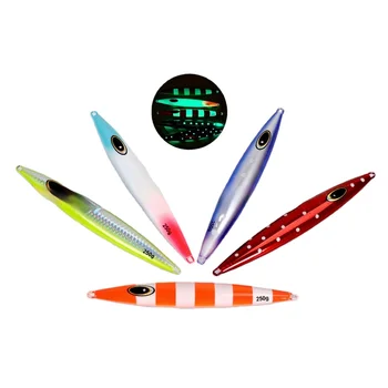 Sea Fishing Lure Metal Jig Night-Luminous Slow-Rolling 150g-600g Deep-Sea Boat Fishing Artificial Bait Without Hooks – Metal Jig – view 3