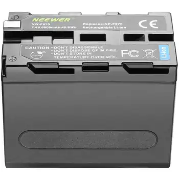 Neewer 6600mAh Li-ion Battery,Replacement Battery for  NP-F970 NP-F960 NP-F975 NP-F570 NP- F750 NP-F770,Suitable for Neewer detail image
