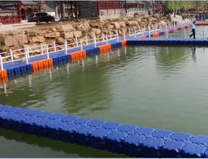 Factory Dock Blocks Modular Floating Buoy Pontoon Cube Pontoon Plastic Easy Assembly Walkway Jet Ski Dock
