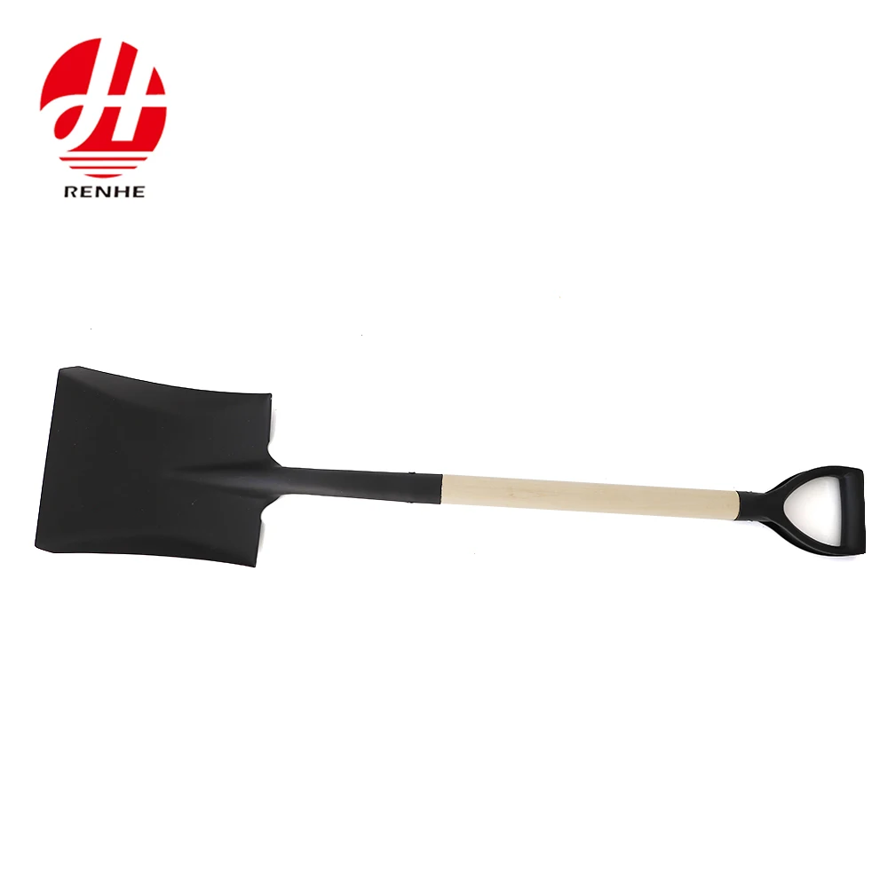 product hot sale  farming agricultural hand tools manganese steel garden shovel with wood handle-4