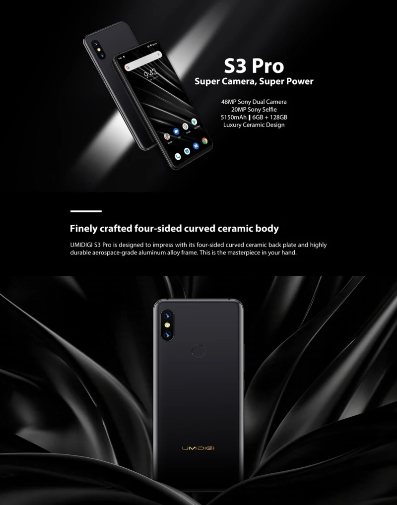 【美品】UMiDIGI S3 Pro スマホ 6GB 128GB SIMフリー UMIDIGI S3 Pro【スペック】価格や発売日 | スマホBANK