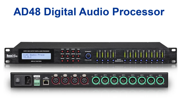 Nuoxun 260 Speaker Management System With Control Software DSP Speaker Processor