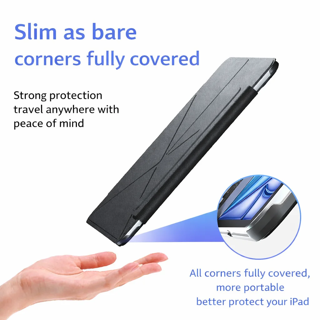 product factory wholesale customization tablet protect case for ipad magnetic multi angle laudtec-3