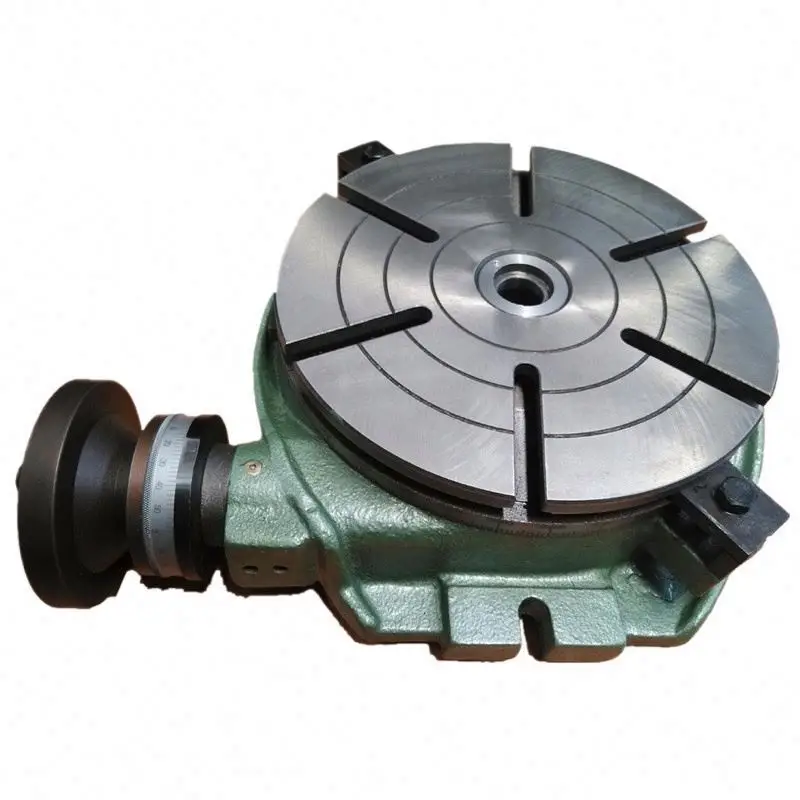TEBAK Vertical Horizontal Tilting Rotary Table Dual-purpose Indexing Disc Milling Machine Rotary Worktable Manual Rotary Table
